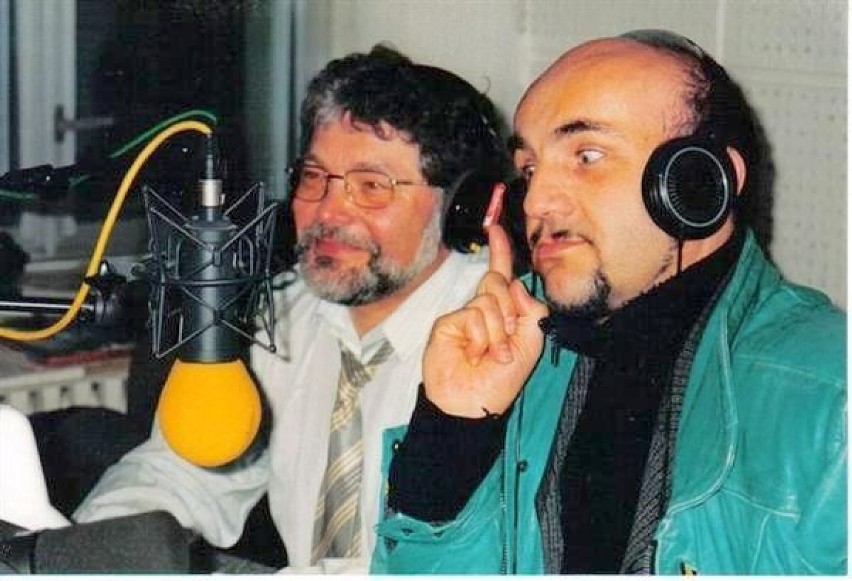 W radiowym studio.