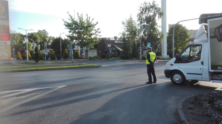 Ćwiczenia Anakonda zabezpieczane przez policjantów z Brodnicy