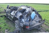 Wypadek w miejscowości Daniowo Duże. Zginął kierowca [zdjecia]