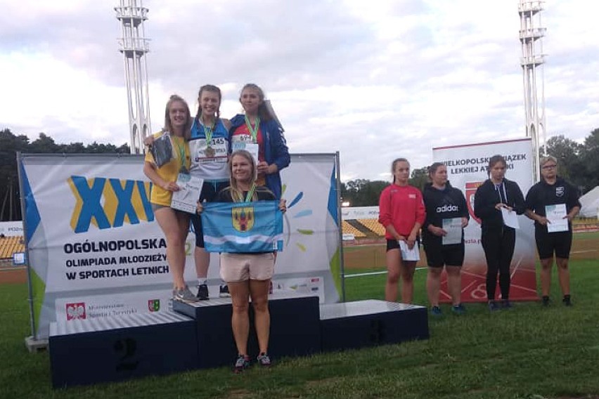 Lekkoatleci z „Osy” Zgorzelec na podium Ogólnopolskiej Olimpiady Młodzieży