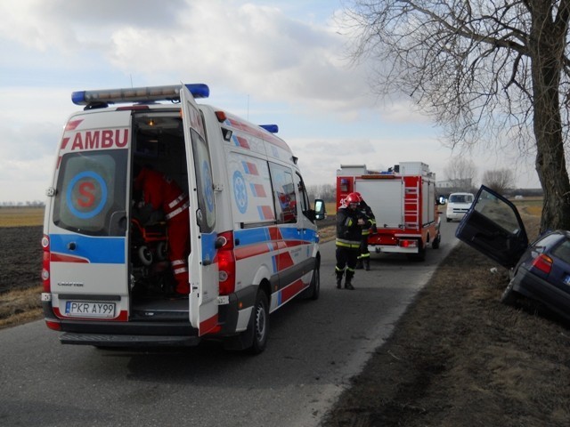 Jedna osoba została ranna w wypadku w Raciborowie pod Krotoszynem