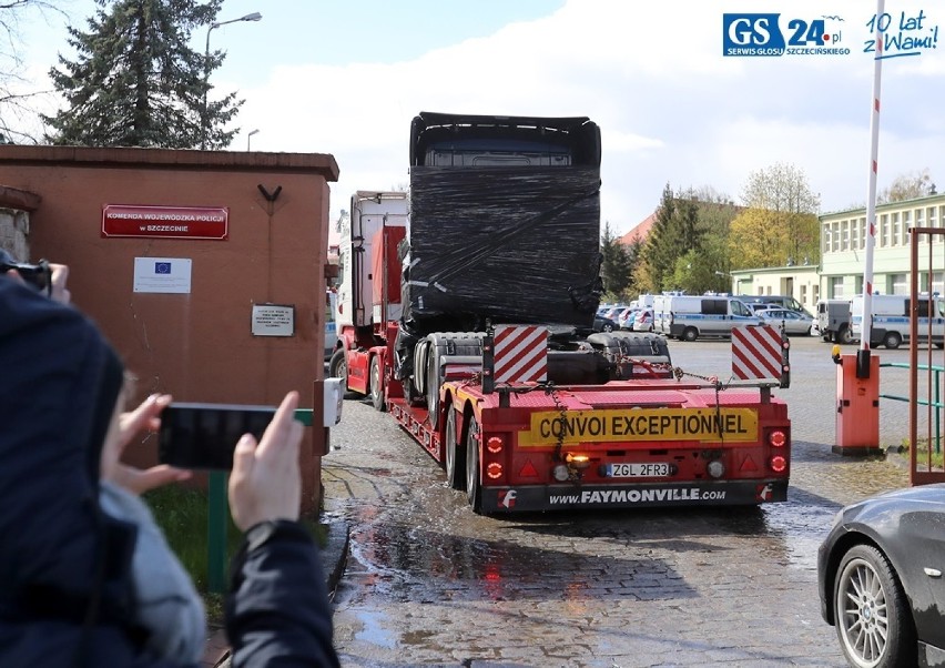 Ciężarówka z zamachu w Berlinie jest już w Szczecinie.