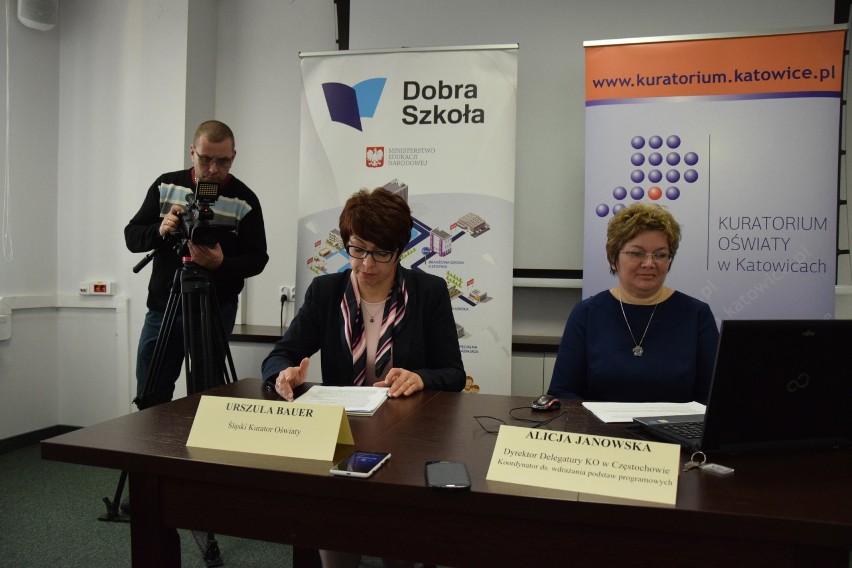 Częstochowa: Śląska Kurator Oświaty poinformowała o wdrażaniu reformy edukacji