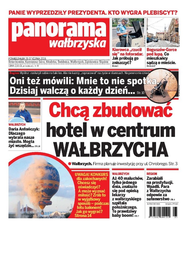 Panorama Wałbrzyska z 26 stycznia 2015 roku