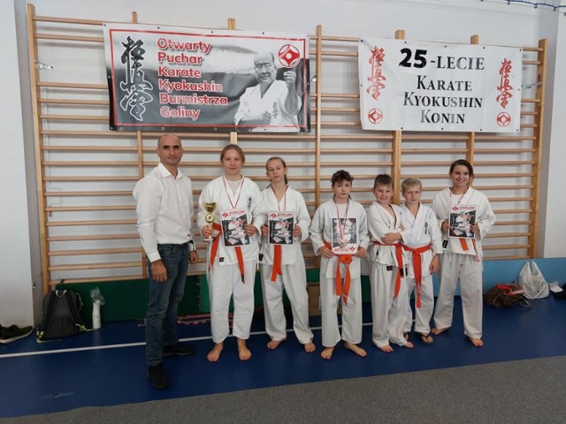 Pałucki Klub Kyokushin Karate z turnieju w Golinie wrócił z medalami.