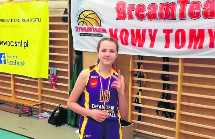 Zuzanna Nowak, Dream Team Nowy Tomyśl, koszykówka.Żeby zagłosować wyślij SMS PJD.46  na numer 72355