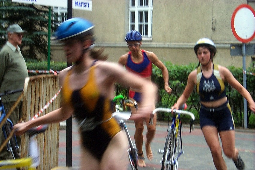 Mistrzostwa w triathlonie w Szczecinku, rok 2001