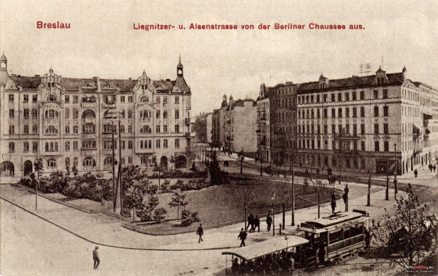 Lata 1905-1910 , Dawny skwer między ulicami Słubicką,...