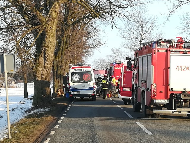 Piątek obfituje w wypadki w naszym regionie. Właśnie otrzymaliśmy informacje o kolejnych zdarzeniach. Niestety, ten w Gołębiewie okazał się śmiertelny.

I tak, w Gołębiewie, pow. Radzyń Chełmiński, kierowca auta osobowego uderzył w drzewo. Jak nas informuje st. kpt Paweł Korgol, rzecznik prasowy KM PSP w Grudziądzu, kierowca jest wydobywany z samochodu specjalistycznego sprzętu. 

Niestety, okazało się, że 35-letni kierowca opla astry nie żyje. 

Natomiast w Jagodowie, powiat bydgoski, zderzyły się dwa auta osobowe: skoda fabia i citroen. Dwie osoby zostały ranne. 


Flesz - wypadki drogowe. Jak udzielić pierwszej pomocy?

