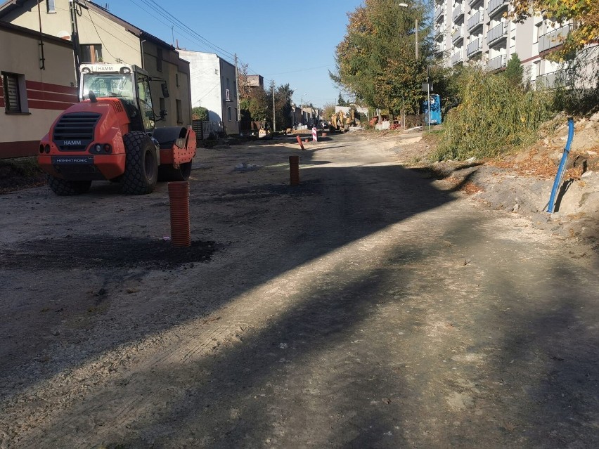 W Czeladzi trwa remont ulicy Ogrodowej...