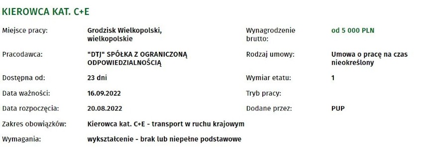 Oferty pracy w powiecie grodziskim. Gdzie potrzeba pracowników? Ile można zarobić?