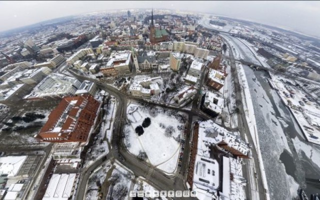 Rewelacyjne zdjęcie lotnicze Szczecina. Zobaczcie, jak piękne jest nasze miasto zimą