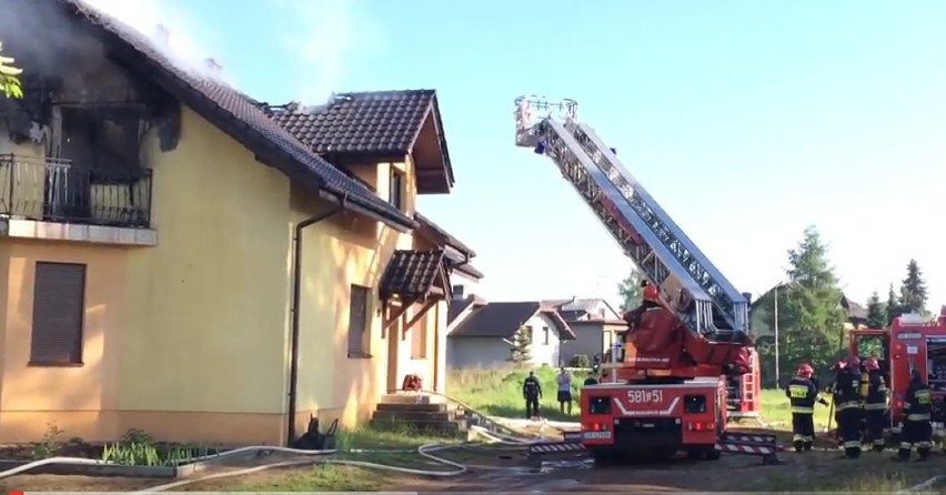 Pożar domu na Jankowickiej w Rybniku. Przyczyną podpalenie?