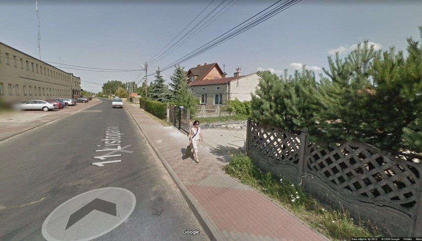 Koluszki w Google Street View - ul. 11 Listopada