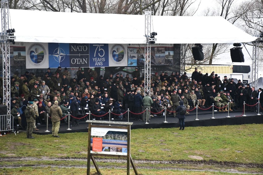 Prezydent Andrzej Duda był gościem manewrów wojskowych...