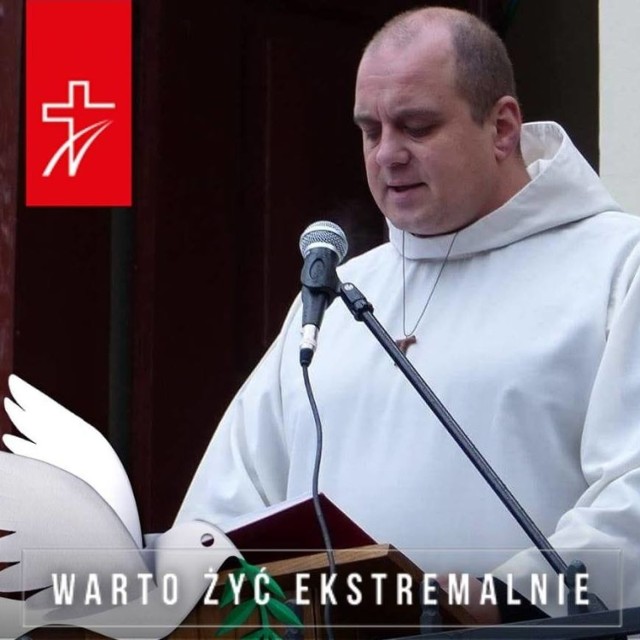 Franciszkanin, br Andrzej Rokicki zaprasza na Ekstremalną Drogę Krzyżową.