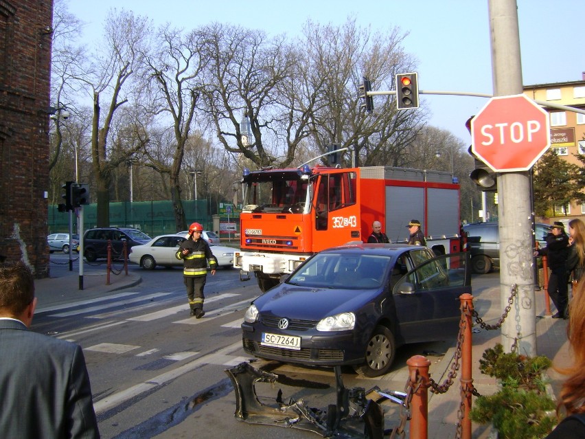 Wypadek na Jasnogórskiej w Częstochowie