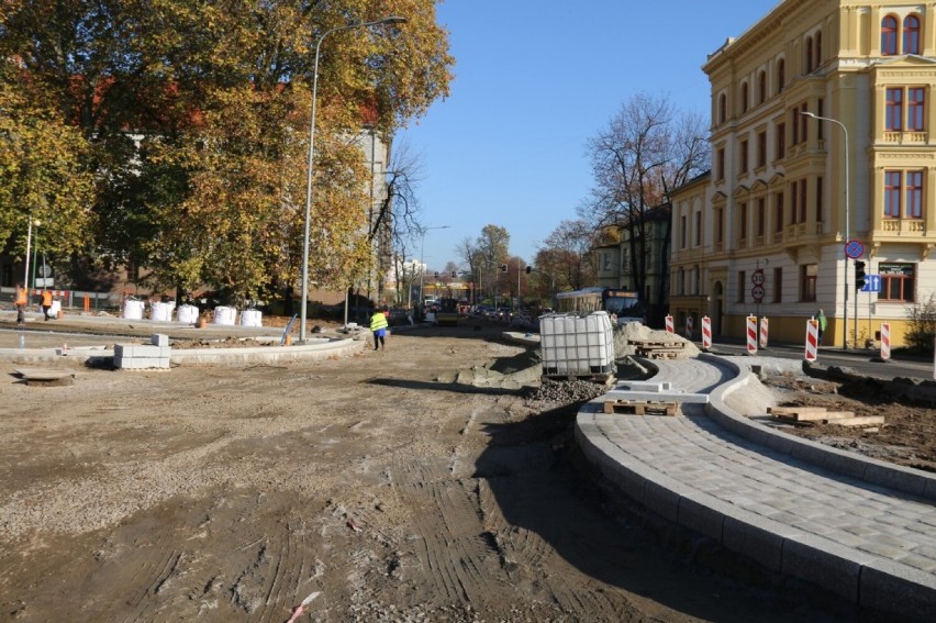 Roboty na Placu Słowiańskim