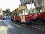 Zderzenie dwóch tramwajów w centrum Bydgoszczy