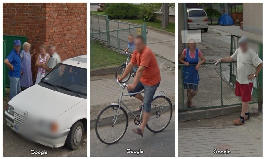Mieszkańcy Pawłowic na zdjęciach Google Street View