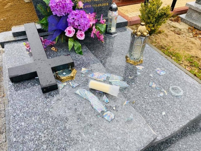 Zdewastowano cmentarz parafialny w Luboszycach