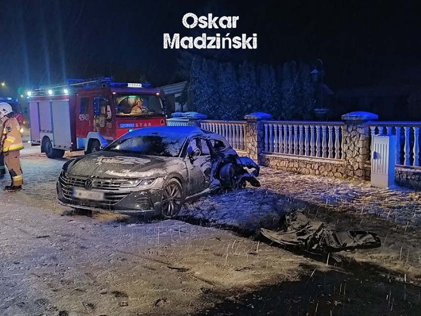 Gmina Czerniejewo. Wypadek w Pawłowie z udziałem Fiata i Volkswagena