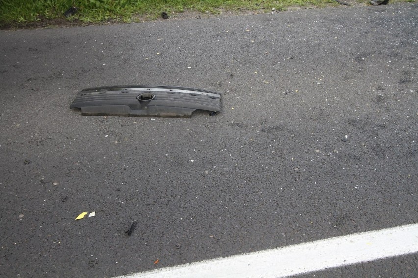 Wypadek na trasie Klukowo - Krajenka