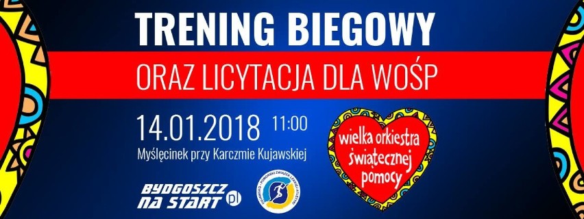 Trening Biegowy z licytacją dla WOŚP
14.01.2018 (niedziela)...