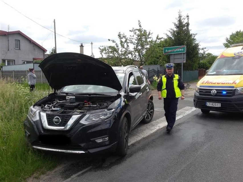 Wypadek w powiecie włocławskim. Zderzenie trzech samochodów [zdjęcia]