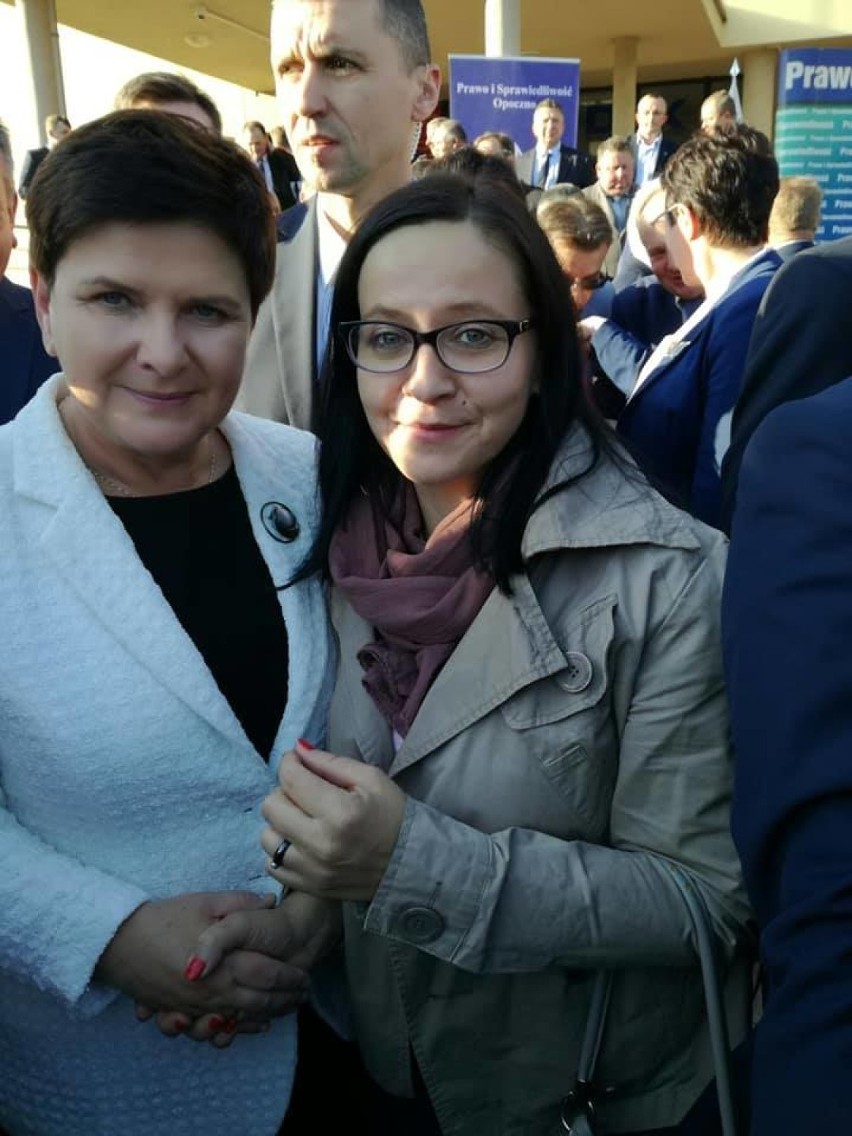 Wicepremier Beata Szydło wspierała kandydatów PiS w Opocznie