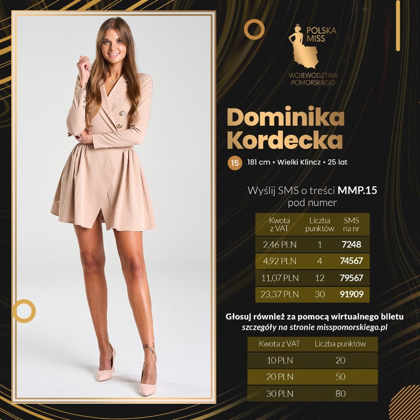 Wiktoria Kropidłowska z Liniewa i Dominika Kordecka z Wielkiego Klincza w konkursie Miss Województwa Pomorskiego ZDJĘCIA