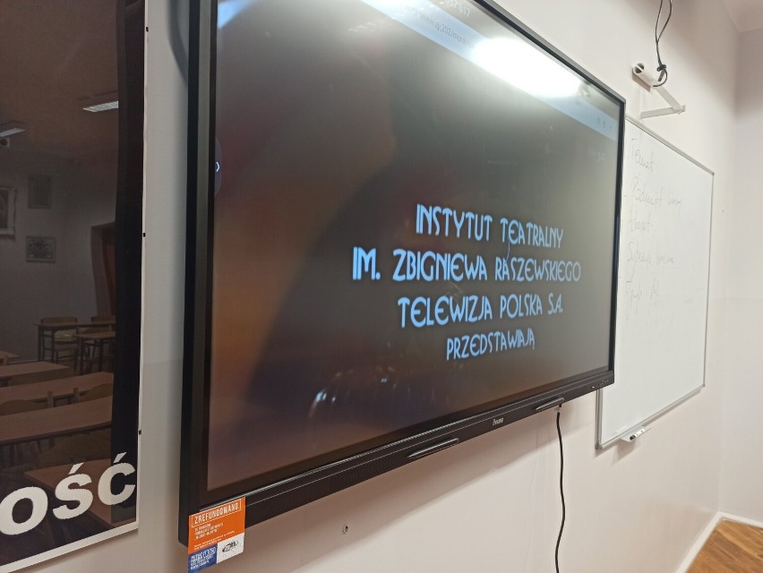 Kolejny interaktywny monitor dla I Liceum Ogólnokształcącego w Radomsku