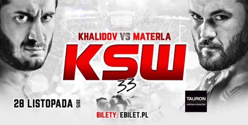 Gala KSW 33 Kraków Arena: Oficjalne ważenie przed KSW 33: Materla vs Khalidov