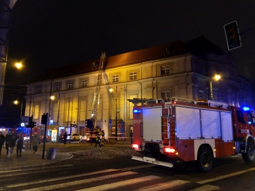 Pożar w krakowskiej filharmonii.