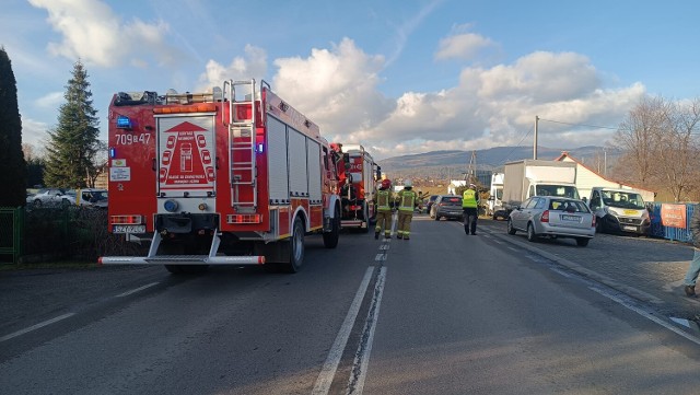 Wypadek w Pietrzykowicach. 31-letni rowerzysta został potrącony przez samochód