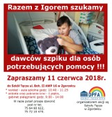 Razem z Igorem szukamy dawców szpiku dla osób  potrzebujących pomocy!