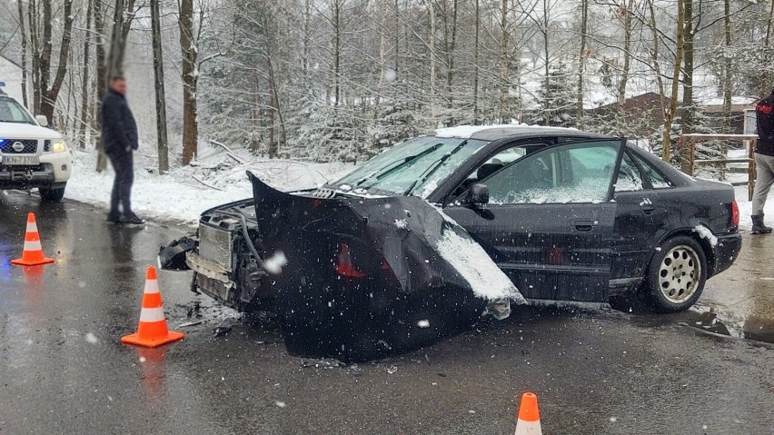 W Polnej doszło do wypadku w wyniku, którego jeden samochód...