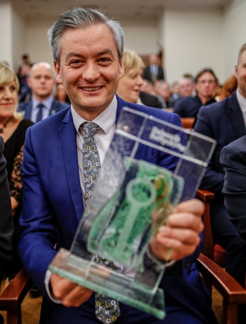 Robert Biedroń, prezydent Słupska z nagrodą