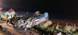 Wypadek w Mieroszynie. Pijany kierowca wylądował najpierw na dachu, a później w szpitalu | ZDJĘCIA, NADMORSKA KRONIKA POLICYJNA