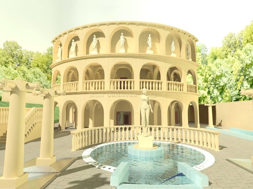 Tak ma wyglądać Colosseum, największa sauna w Polsce i na...