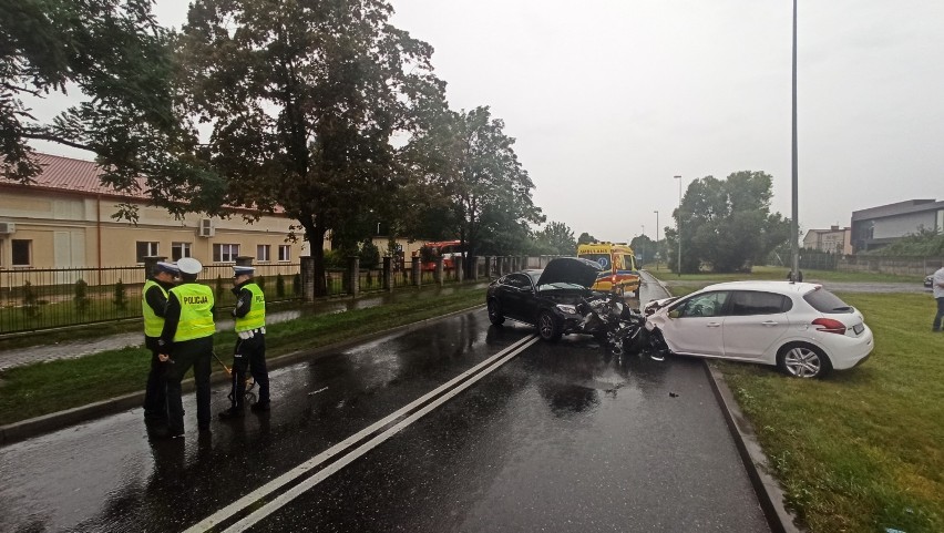 Wypadek na ulicy Sikorskiego w Kaliszu