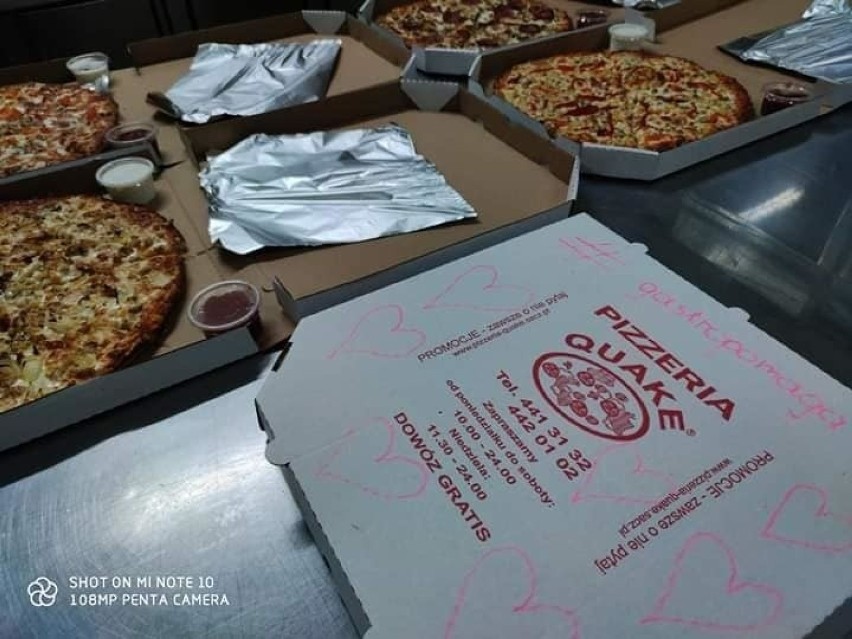 Pizzeria „Quake" wysłała do sądeckiego szpitala darmową pizzę