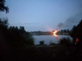 Pożar łąki we wsi Glinik koło Gorzowa [ZDJĘCIA, WIDEO]