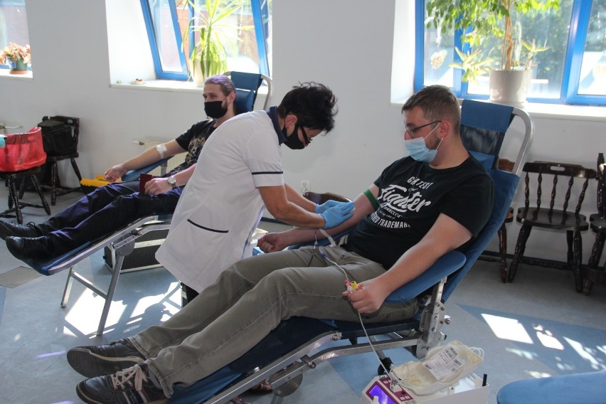 Brzezinianie wzięli udział w akcji honorowego oddawania krwi