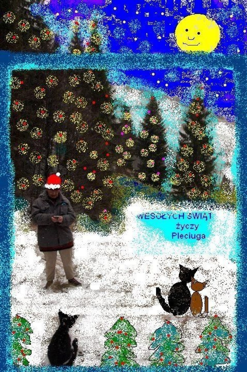 Wesołych Świąt życzy ciotka Pleciuga; autor: Ewa Łazowska