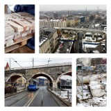 Kraków. Zakończyła się rozbiórka zabytkowego wiaduktu pod Halą Targową. Czas na odbudowę [ZDJĘCIA]