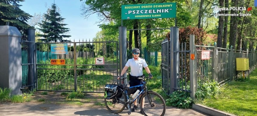 Policyjne patrole rowerowe wyjechały na ulice Siemianowic Śląskich. Częściej i szybciej będą poruszać się w miejscach wyłączonych z ruchu