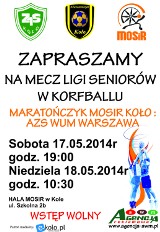 Korfball: Maratończyk Koło - AZS WUM Warszawa