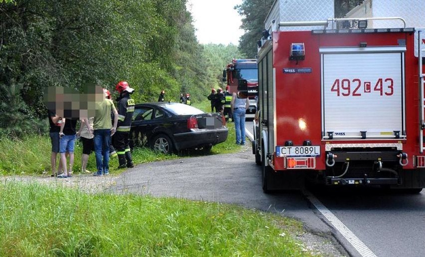 Motocyklista zginął w wypadku na trasie Szubin-Łabiszyn [zdjęcia]