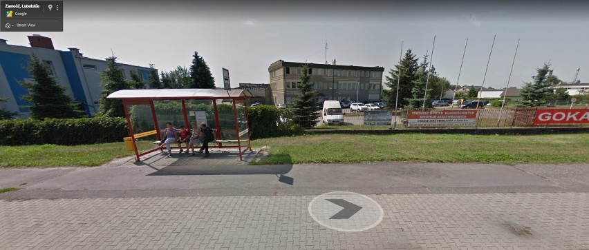 Kamera Google zrobiła zdjęcia w Zamościu m.in. w 2012 i 2017...